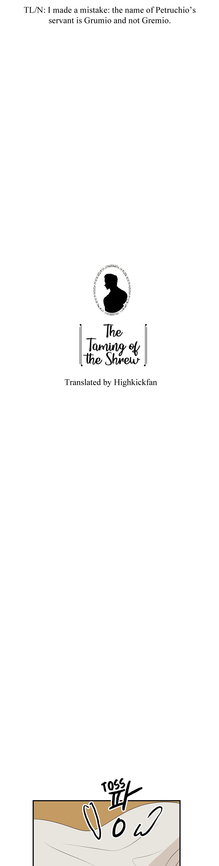 The Taming of the Shrew Chapter 12 page 1 - Chapter 12