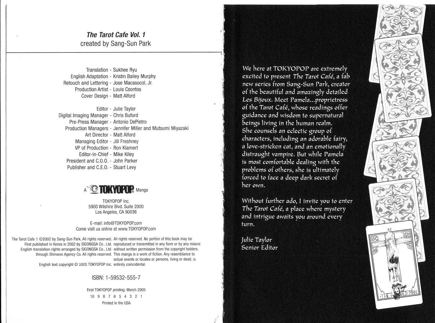 The Tarot Cafe Chapter 1.0 page 3 - Vol.01 Chapter 0