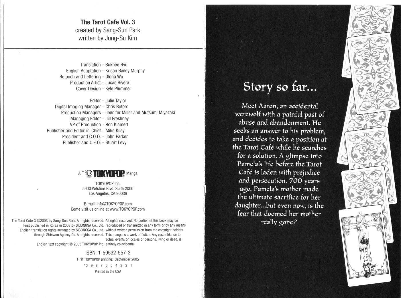The Tarot Cafe Chapter 3.0 page 2 - Vol.03 Chapter 0