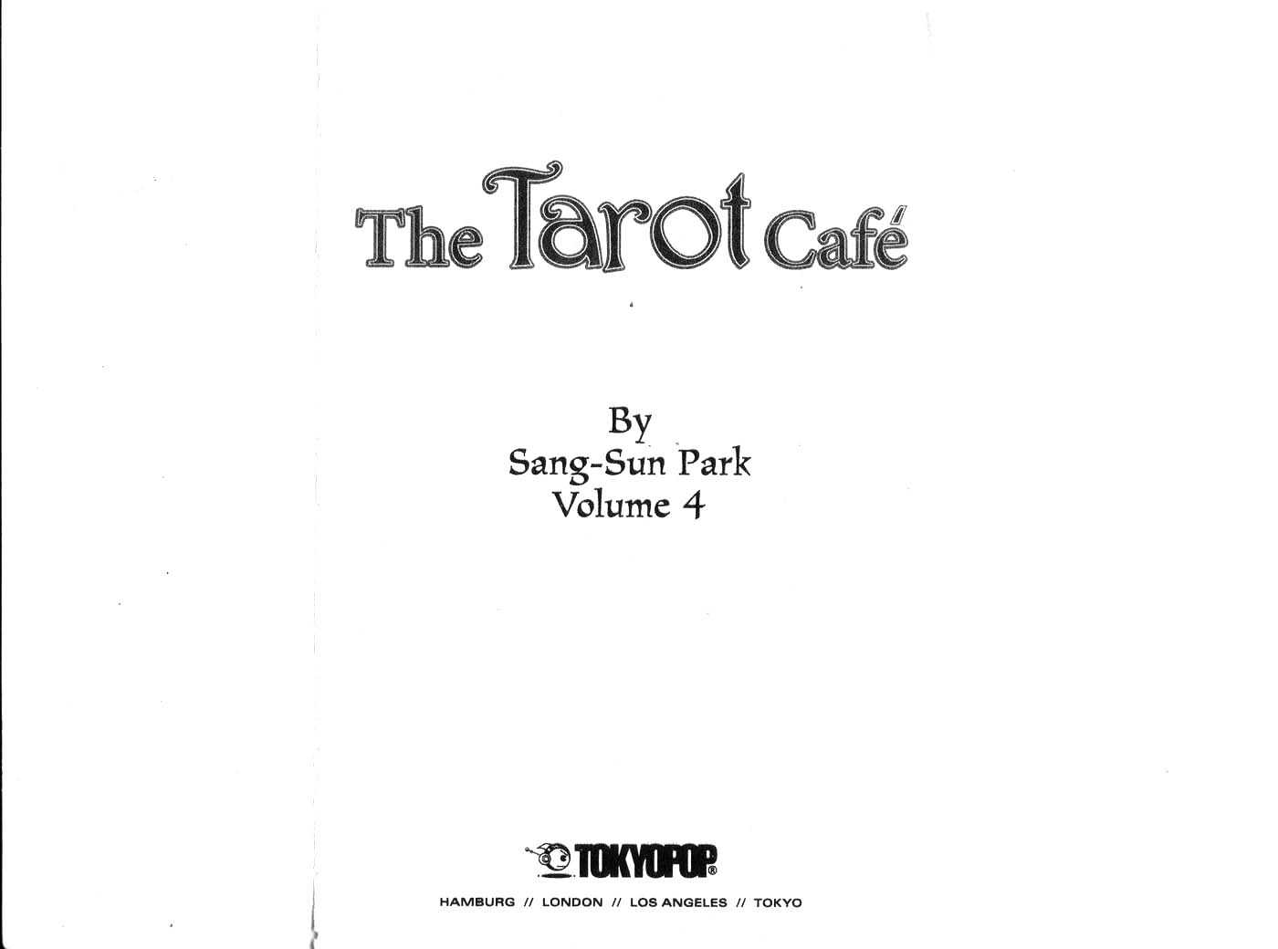 The Tarot Cafe Chapter 4.0 page 1 - Vol.04 Chapter 0