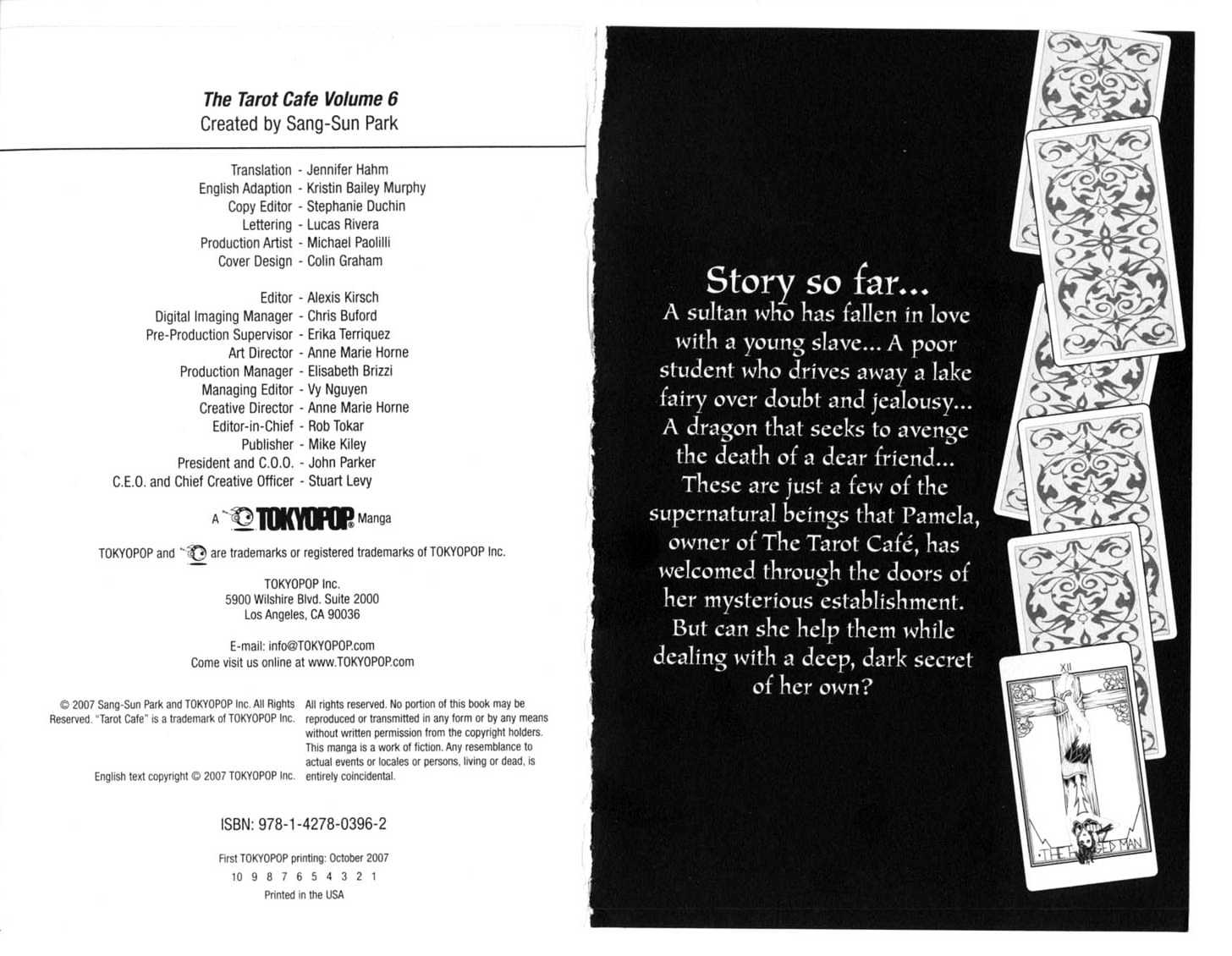 The Tarot Cafe Chapter 6.0 page 3 - Vol.06 Chapter 0