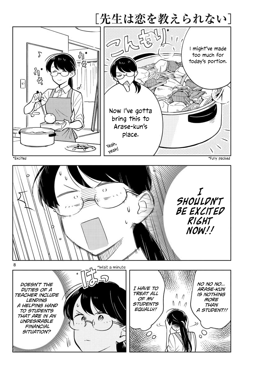 The Teacher Can Not Tell Me Love Chapter 10 page 8 - Chapter 10