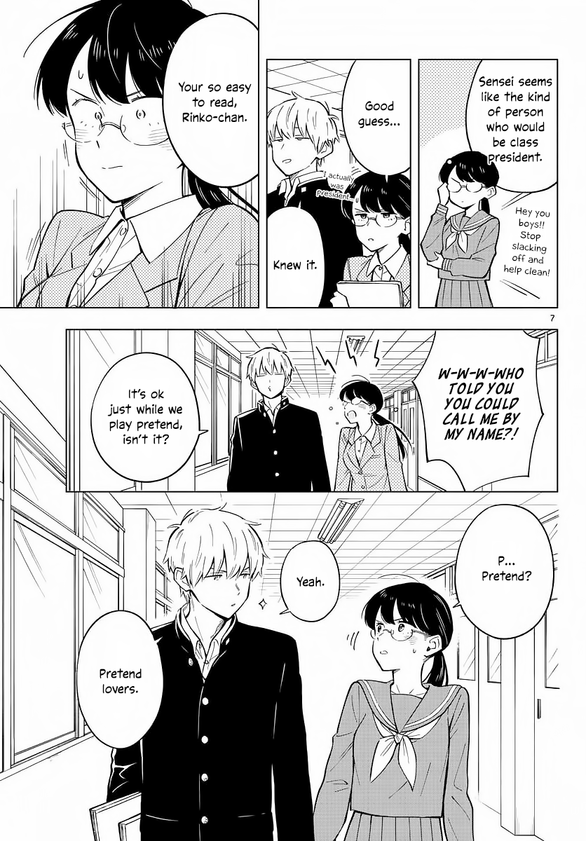 The Teacher Can Not Tell Me Love Chapter 14 page 7 - Chapter 14