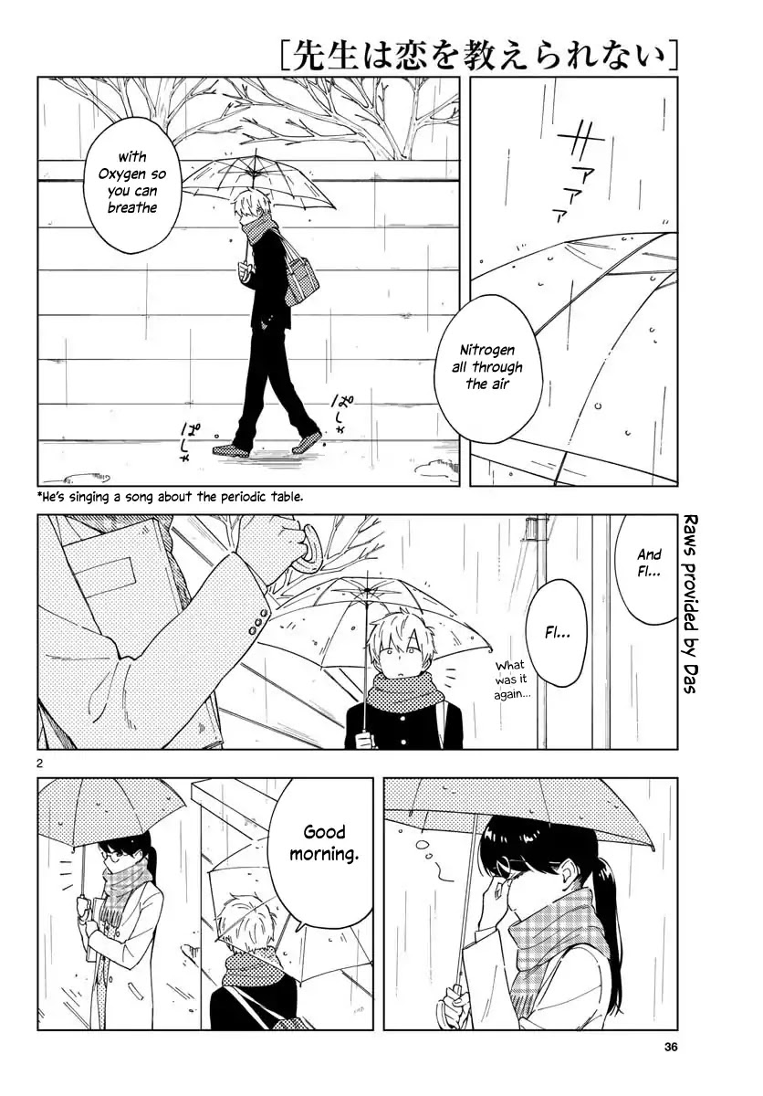 The Teacher Can Not Tell Me Love Chapter 3 page 2 - Chapter 3