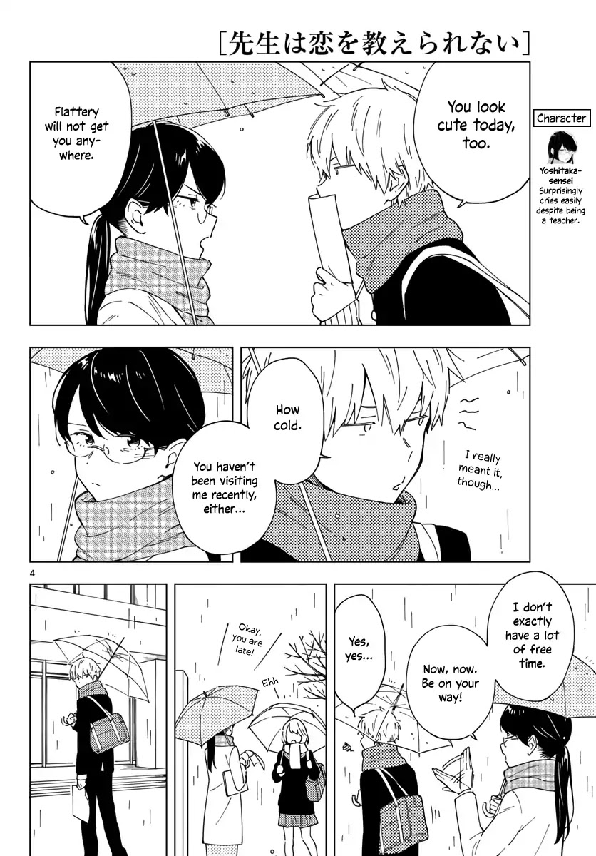 The Teacher Can Not Tell Me Love Chapter 3 page 4 - Chapter 3