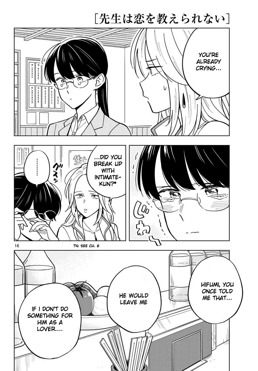 The Teacher Can Not Tell Me Love Chapter 30 page 16 - Chapter 30