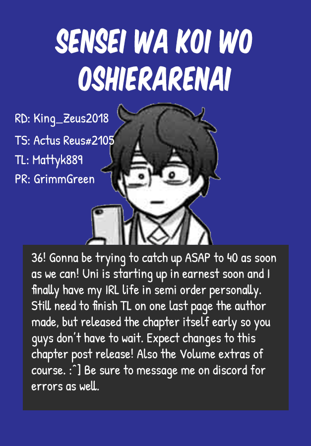 The Teacher Can Not Tell Me Love Chapter 36 page 21 - Chapter 36
