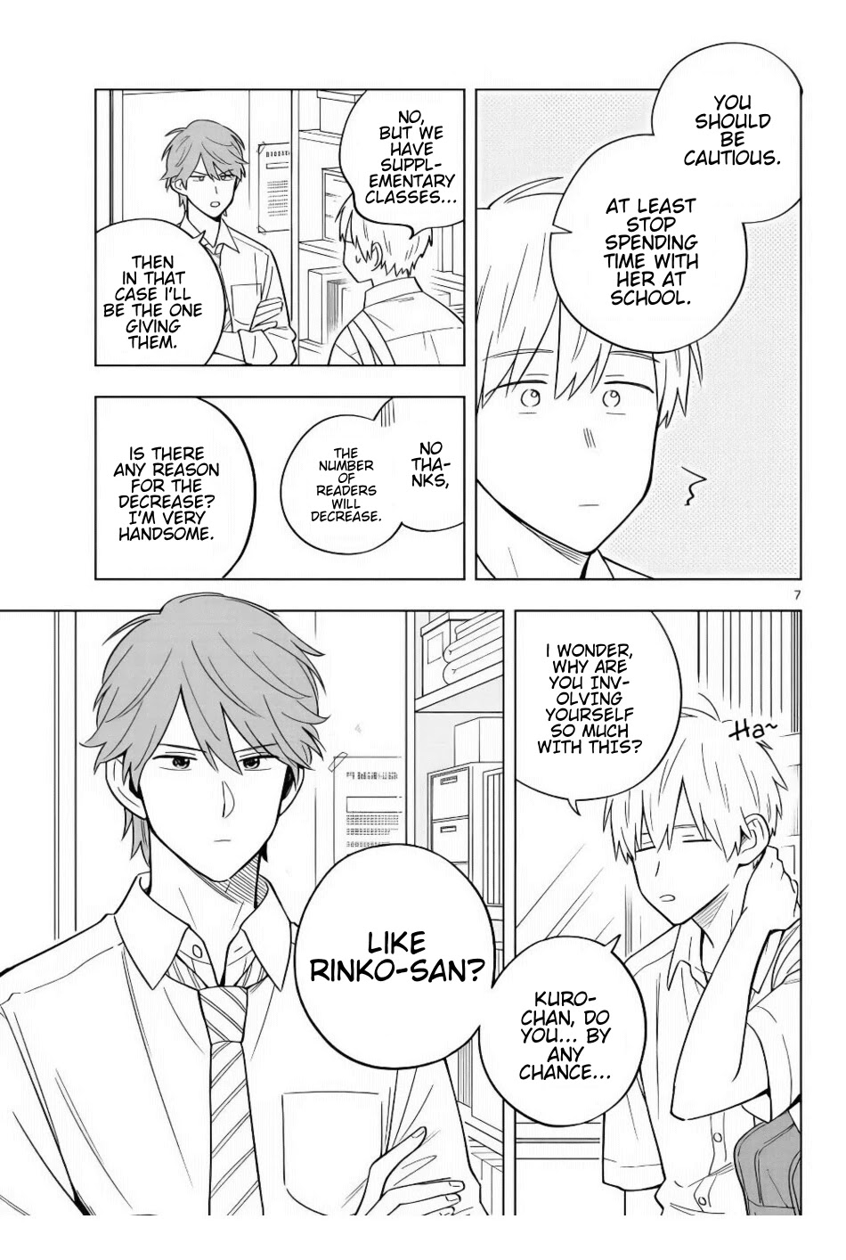 The Teacher Can Not Tell Me Love Chapter 39 page 8 - Chapter 39