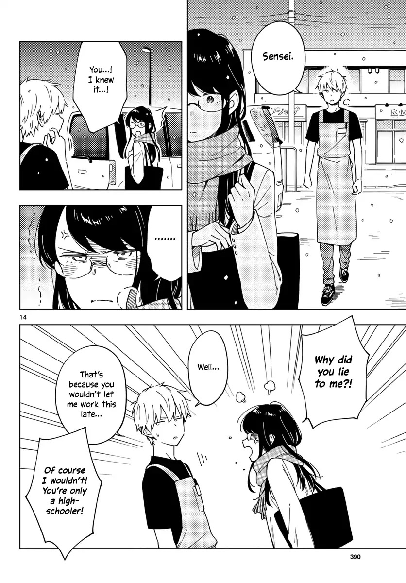 The Teacher Can Not Tell Me Love Chapter 5 page 14 - Chapter 5