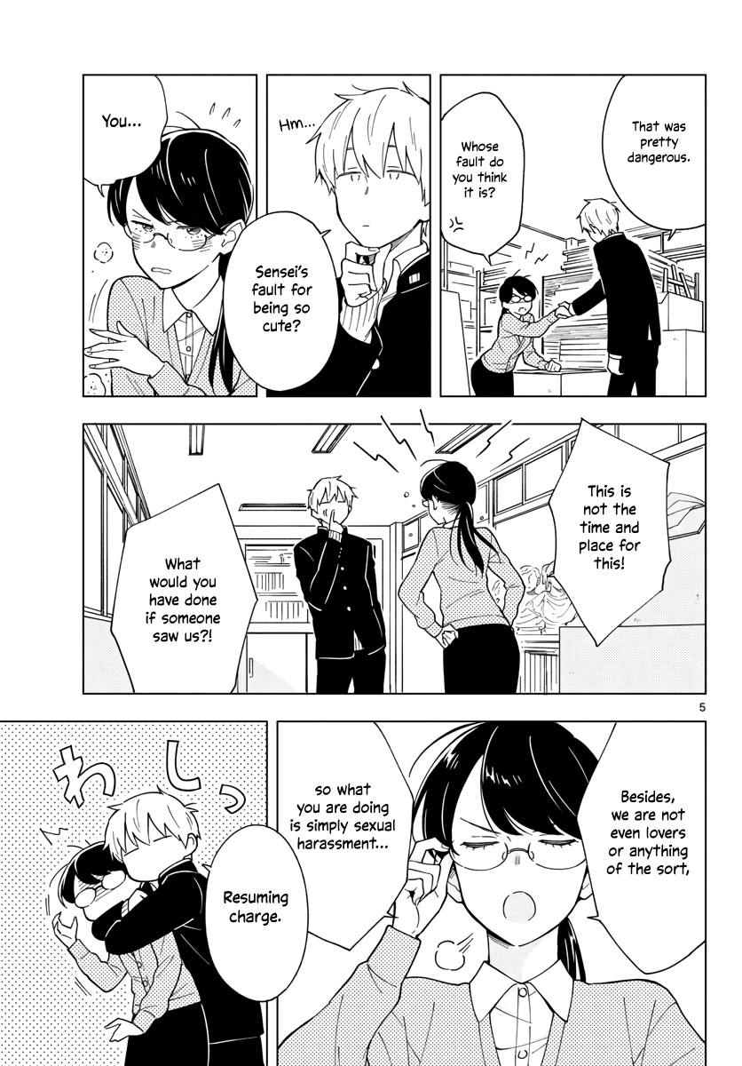 The Teacher Can Not Tell Me Love Chapter 8 page 5 - Chapter 8