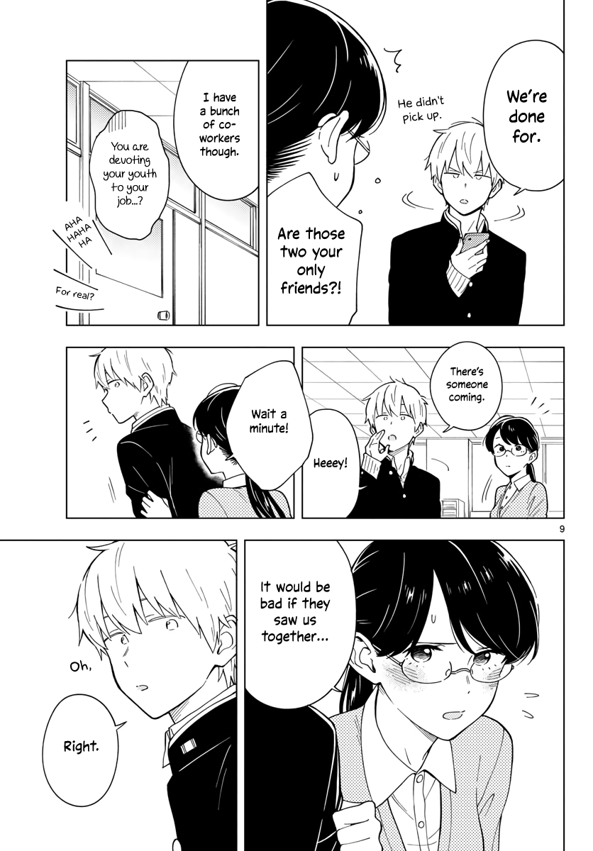 The Teacher Can Not Tell Me Love Chapter 8 page 9 - Chapter 8