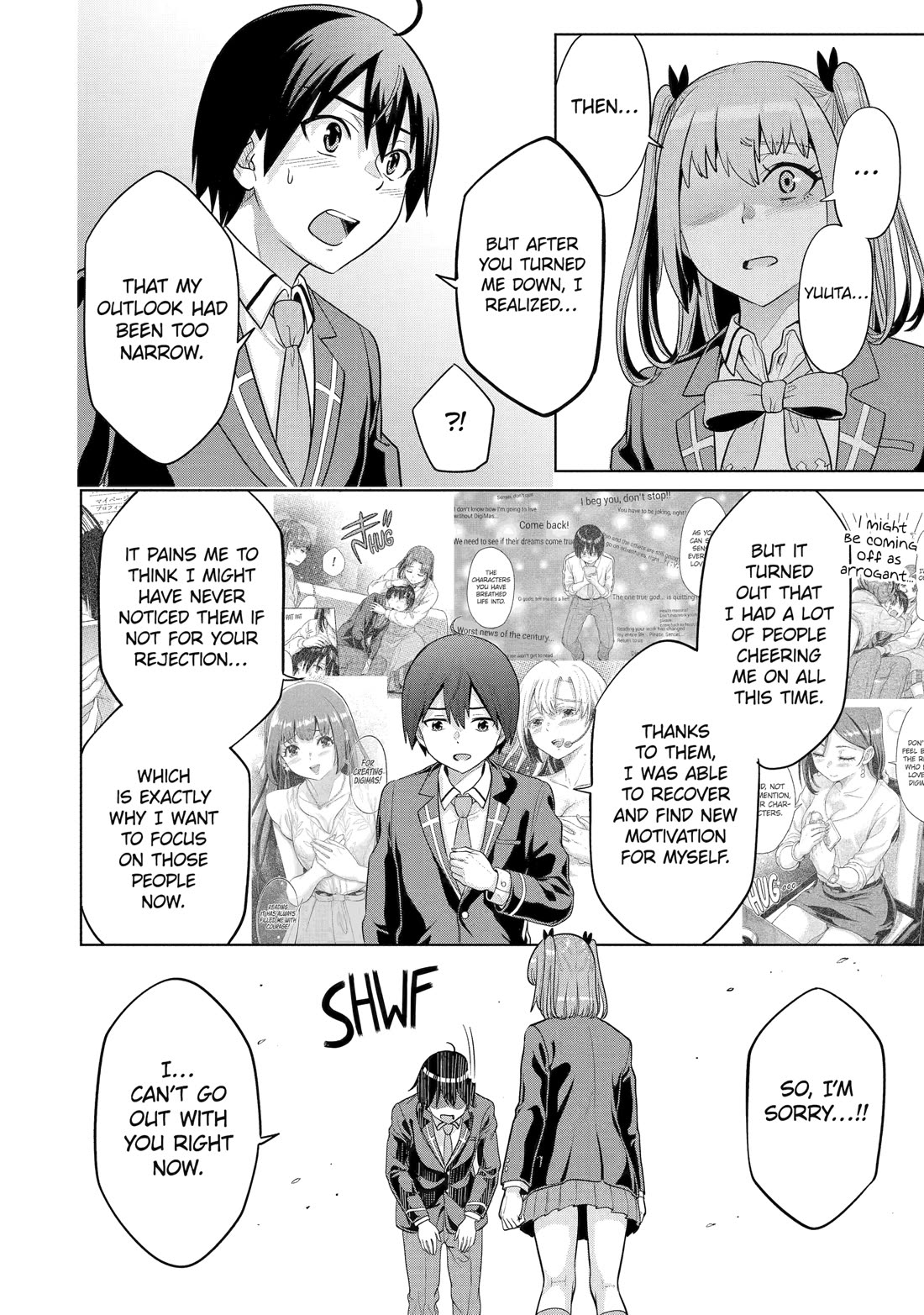 The Teen Web Novelist is a Girl Magnet: Now My Crush Feels Bad for Rejecting Me! Chapter 13 page 20 - Chapter 13