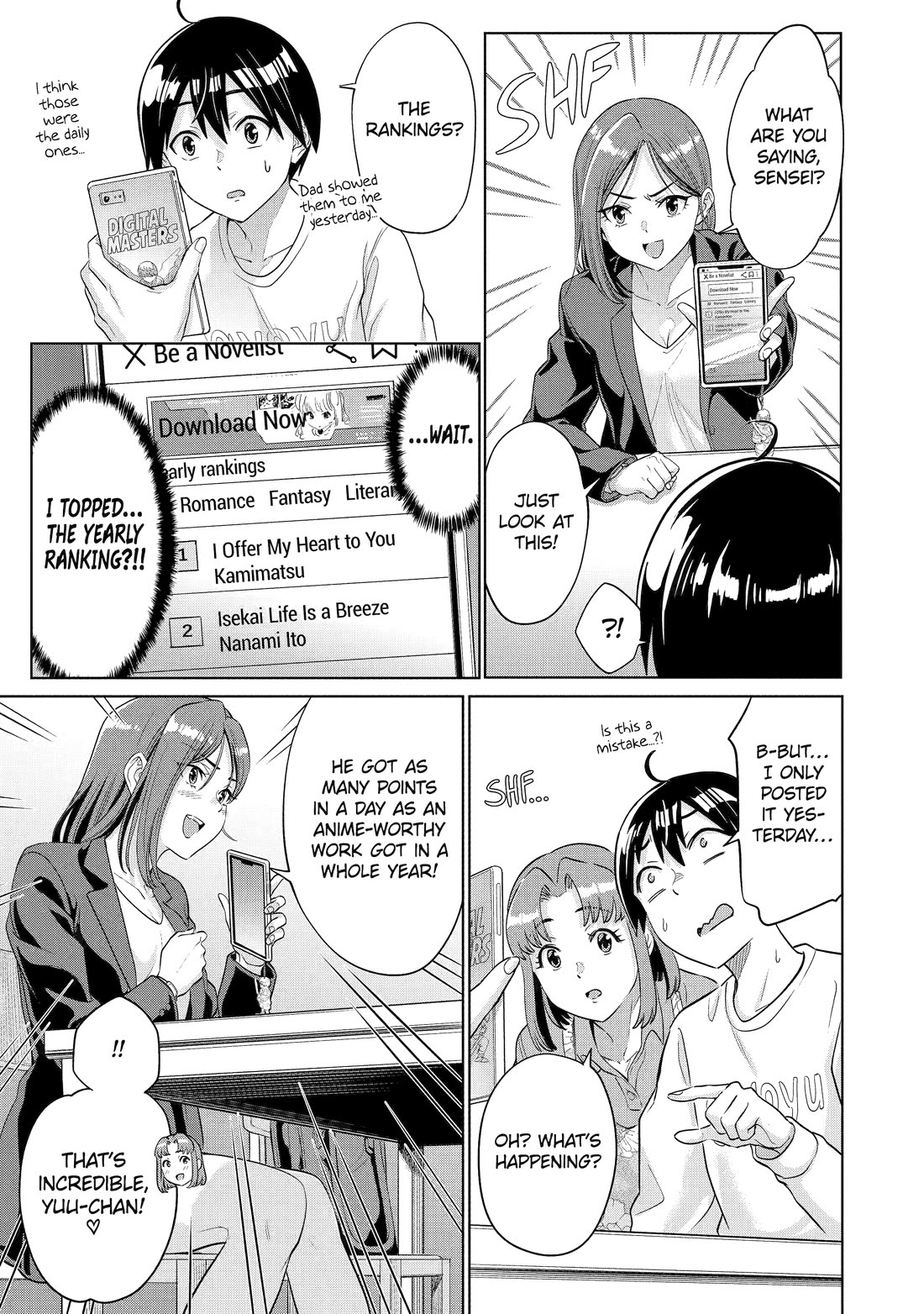 The Teen Web Novelist is a Girl Magnet: Now My Crush Feels Bad for Rejecting Me! Chapter 16 page 5 - Chapter 16