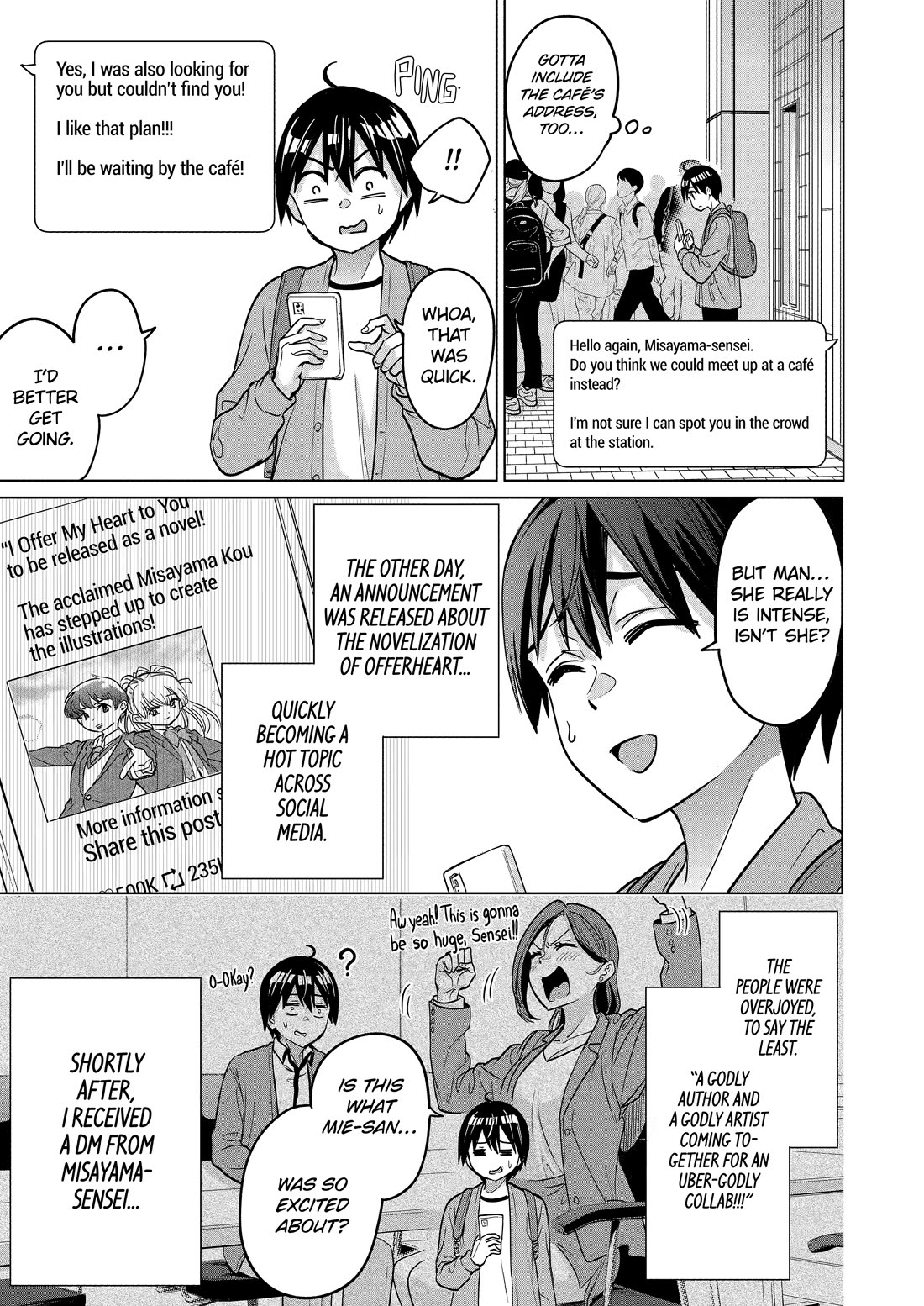 The Teen Web Novelist is a Girl Magnet: Now My Crush Feels Bad for Rejecting Me! Chapter 20 page 10 - Chapter 20