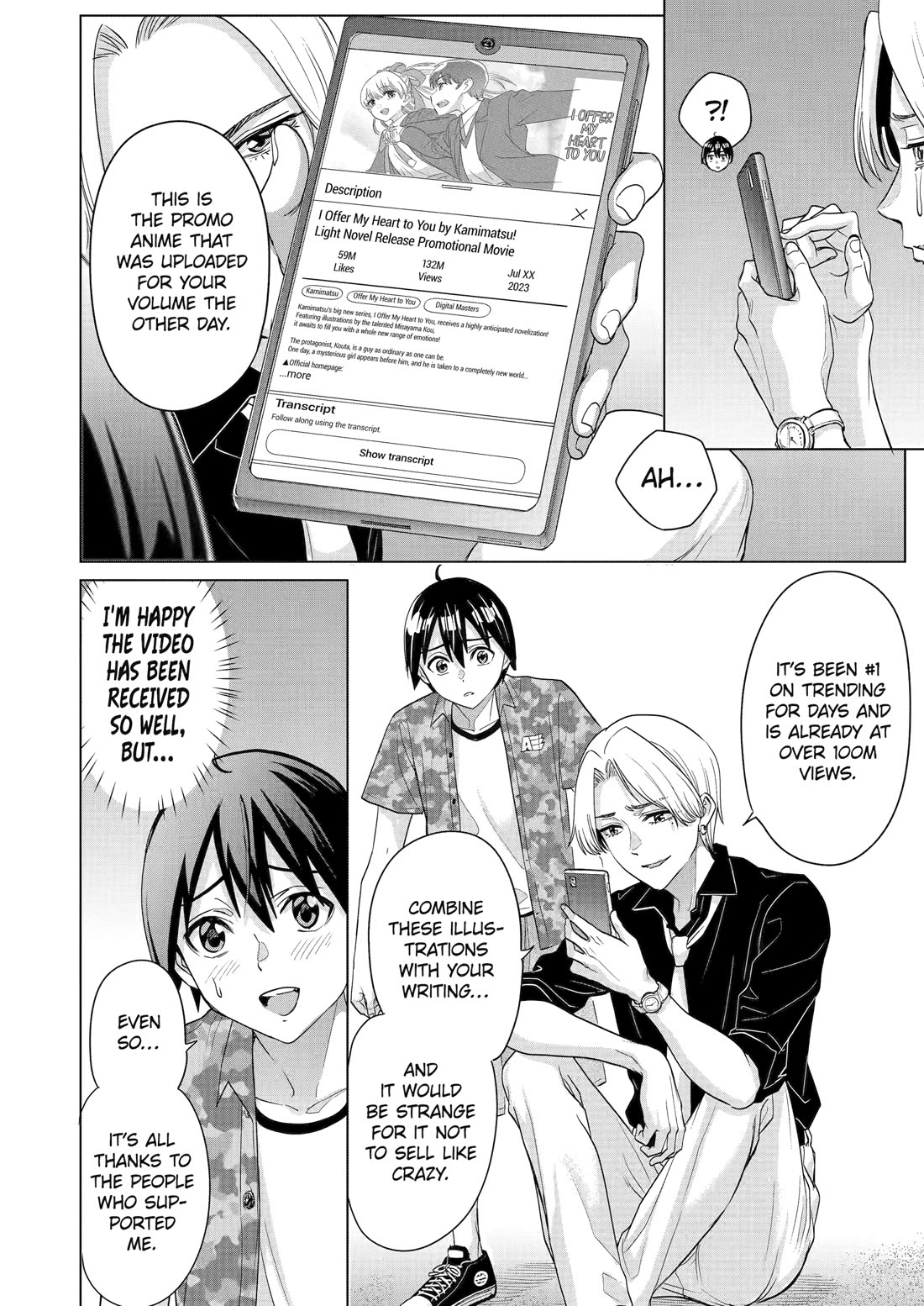 The Teen Web Novelist is a Girl Magnet: Now My Crush Feels Bad for Rejecting Me! Chapter 23 page 14 - Chapter 23