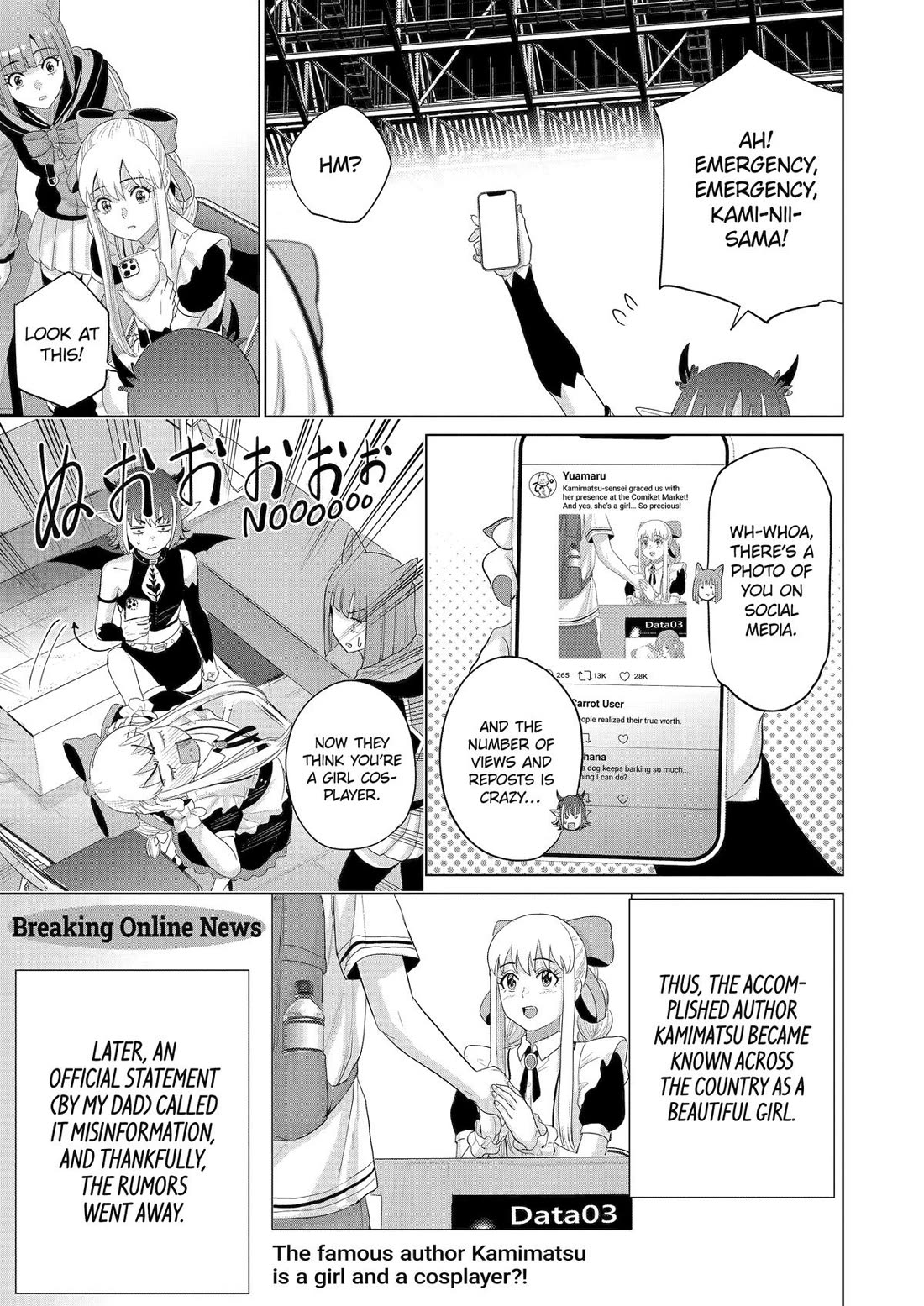 The Teen Web Novelist is a Girl Magnet: Now My Crush Feels Bad for Rejecting Me! Chapter 42 page 22 - Chapter 42
