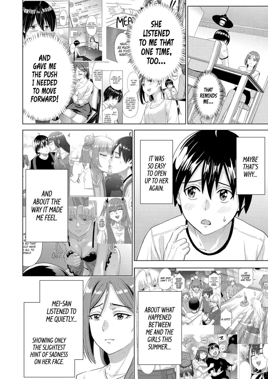 The Teen Web Novelist is a Girl Magnet: Now My Crush Feels Bad for Rejecting Me! Chapter 47 page 8 - Chapter 47
