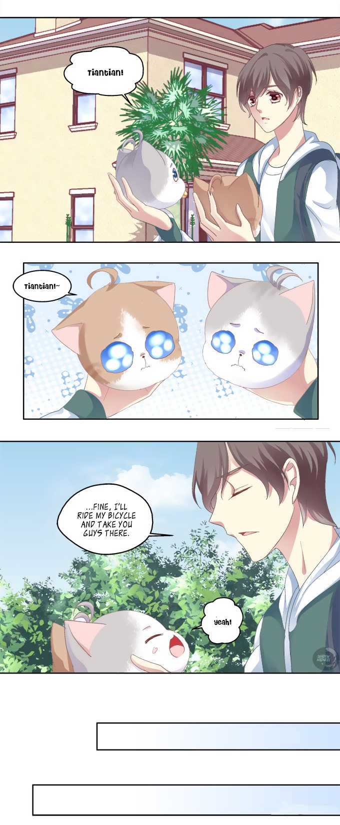 The Temptation of a Cat Demon Chapter 23 page 8 - Chapter 23: Daddy, Mama has been captured by a strange guy!