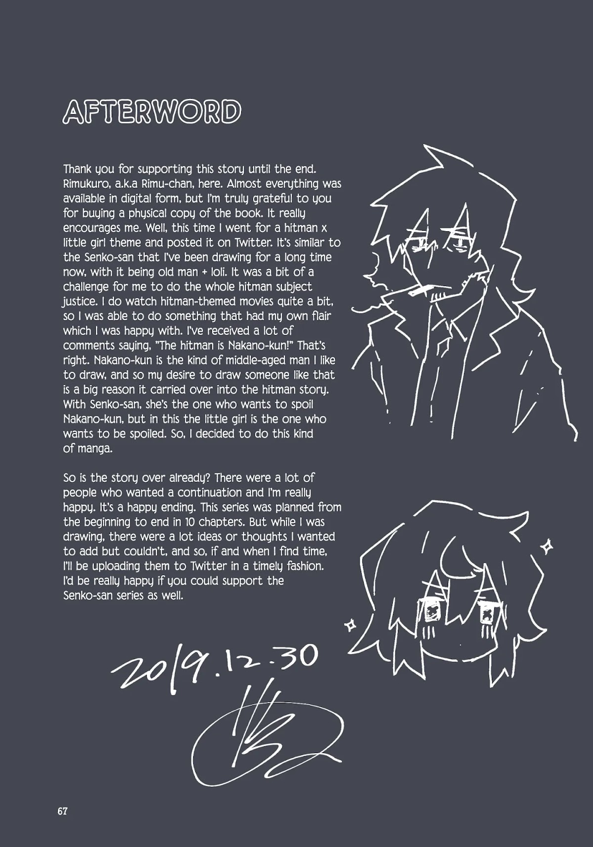 The Terrifying Hitman's Story Chapter 10.6 page 8 - Chapter 10.6: Extra and Afterword