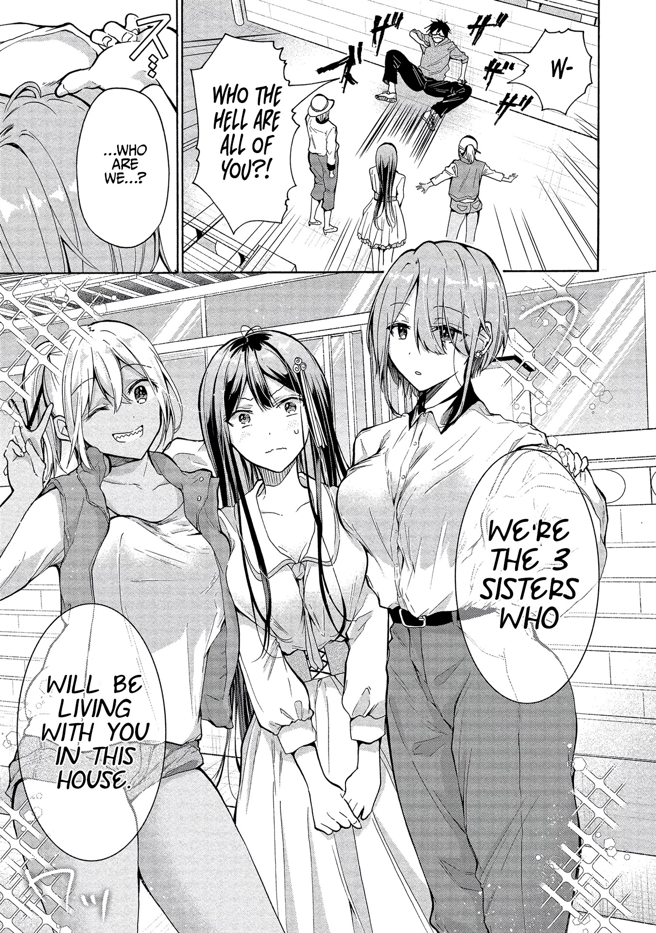 The Three Sisters Are Trying To Seduce Me!! Chapter 1 page 18 - Chapter 1: The Temptation Begins.