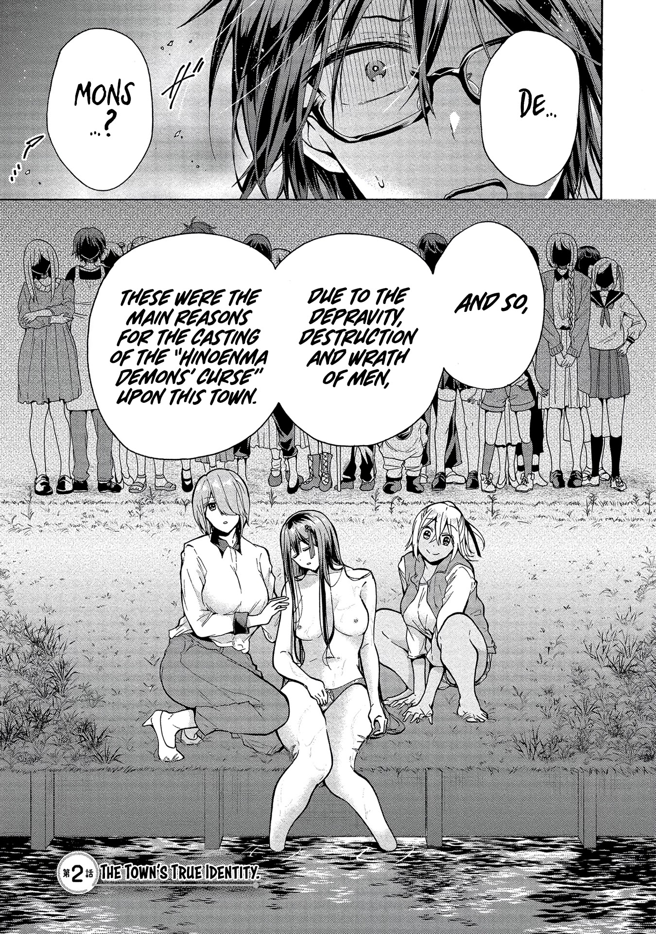 The Three Sisters Are Trying To Seduce Me!! Chapter 2 page 2 - Chapter 2: The Town’s True Identity.