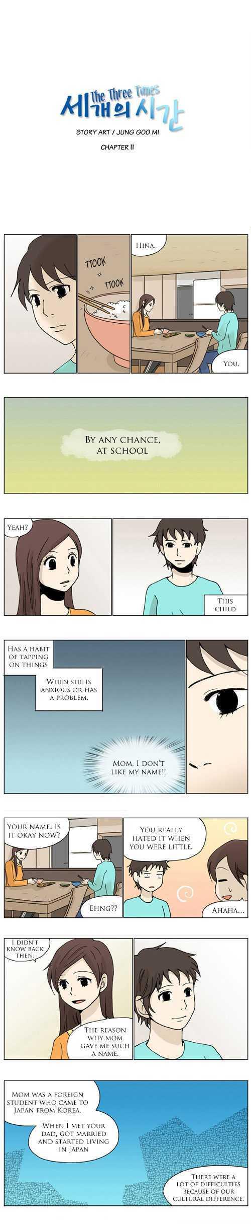 The Three Times Chapter 11 page 1 - Chapter 11