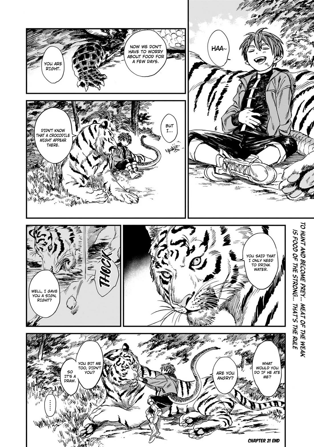 The Tiger Won't Eat the Dragon Yet. Chapter 21 page 23 - Chapter 21: Predators