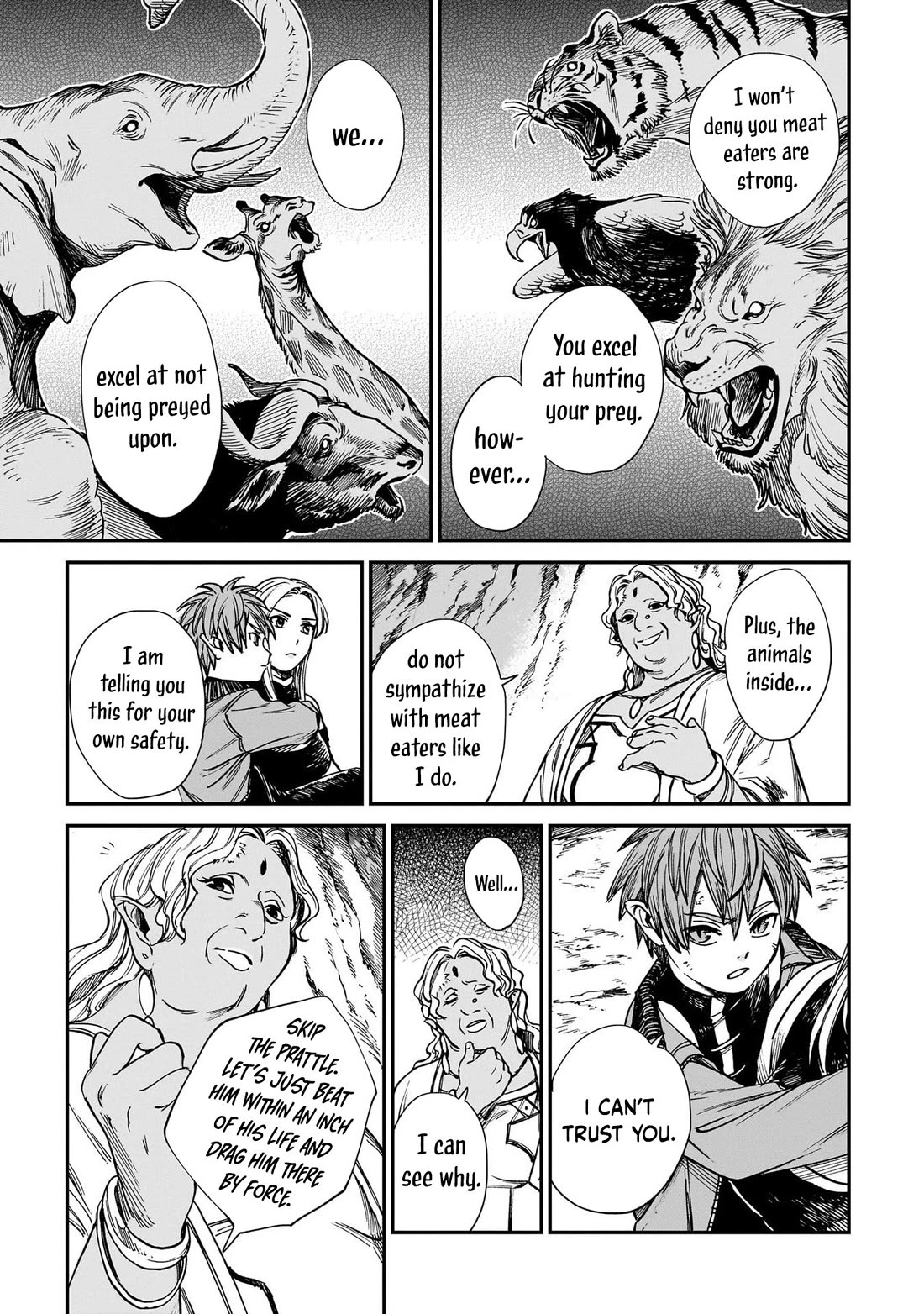 The Tiger Won't Eat the Dragon Yet. Chapter 31 page 12 - Chapter 31: Guardian Animals of the Forest
