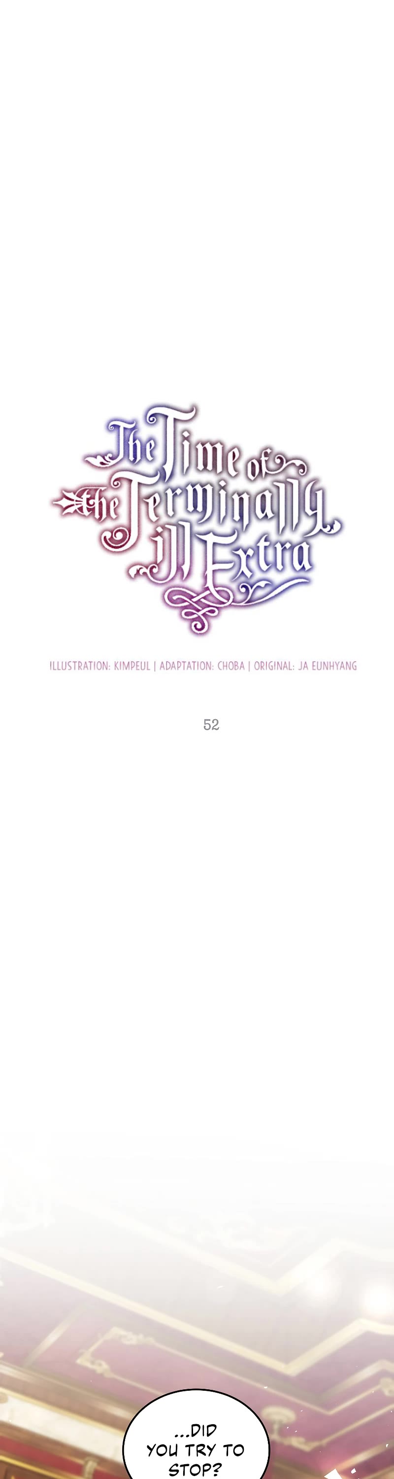 The Time of the Terminally-ill Extra Chapter 52 page 2 - Chapter 52