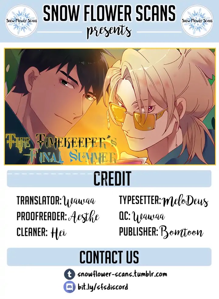 The Timekeeper's Final Summer Chapter 1 page 1 - Chapter 1
