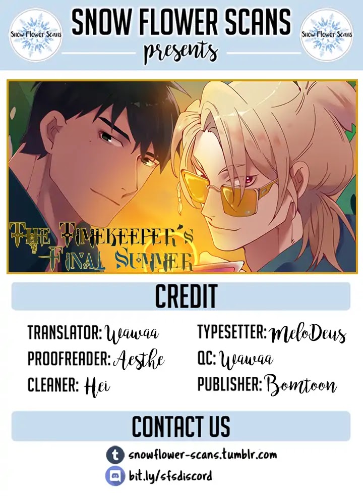 The Timekeeper's Final Summer Chapter 2 page 1 - Chapter 2