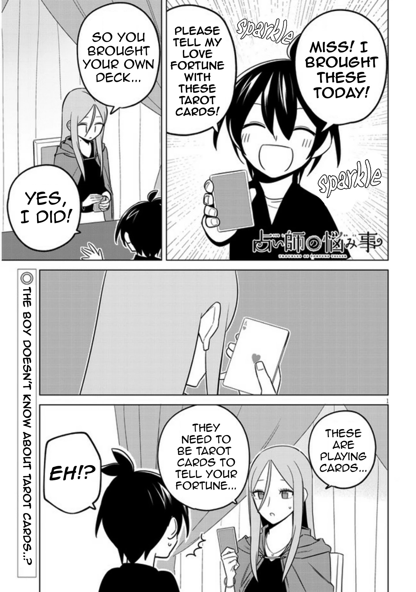The Troubles Of A Fortune Teller Chapter 11 page 2 - Chapter 11: Playing Cards and a Bet