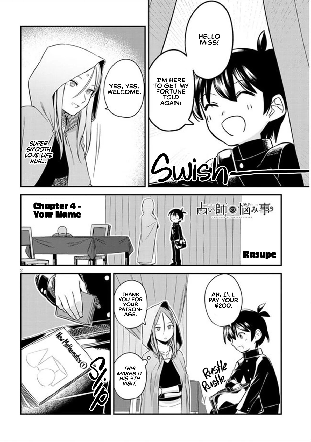 The Troubles Of A Fortune Teller Chapter 4 page 2 - Chapter 4: Your Name