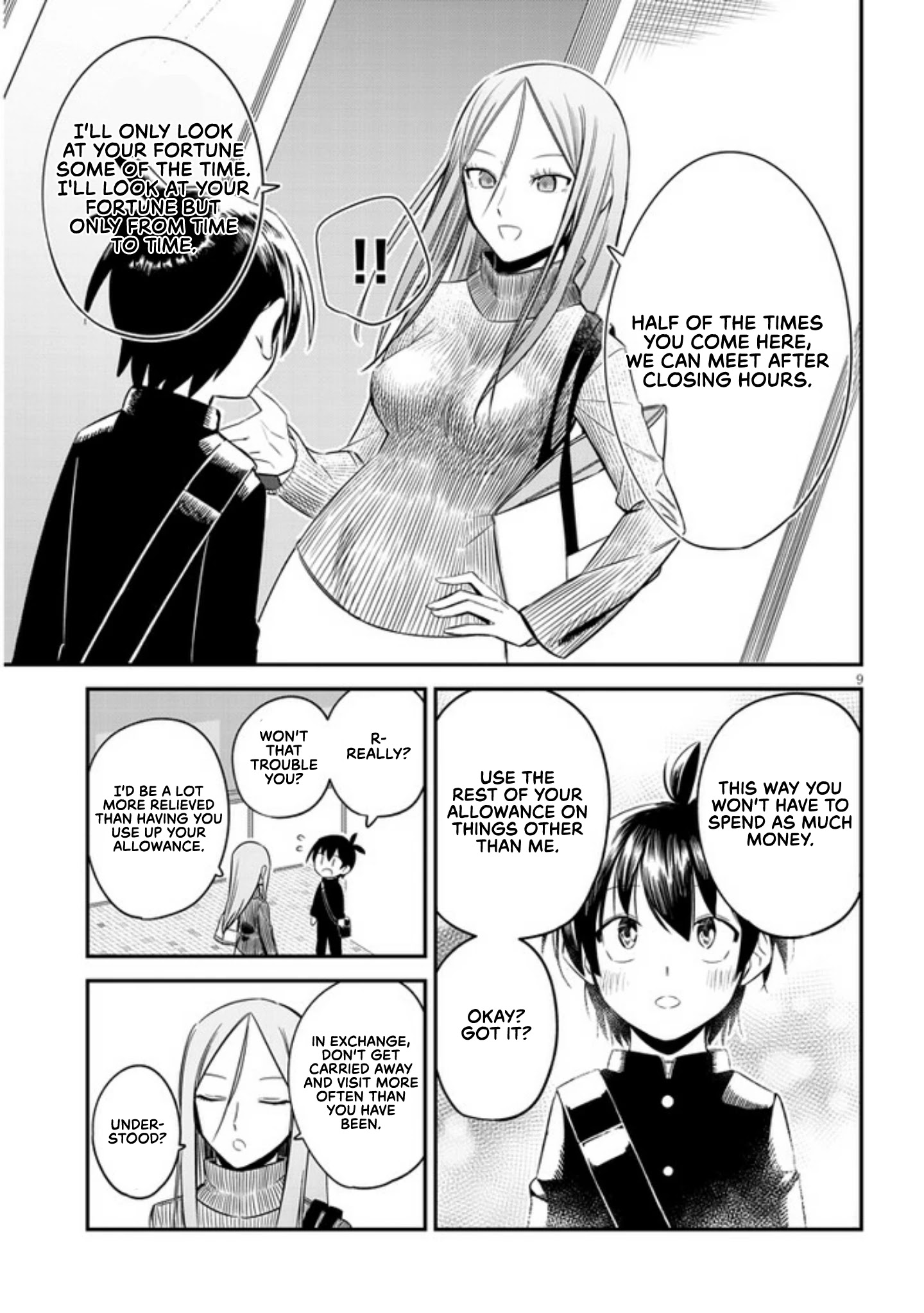 The Troubles Of A Fortune Teller Chapter 5 page 9 - Chapter 5: Lack of money and a promise