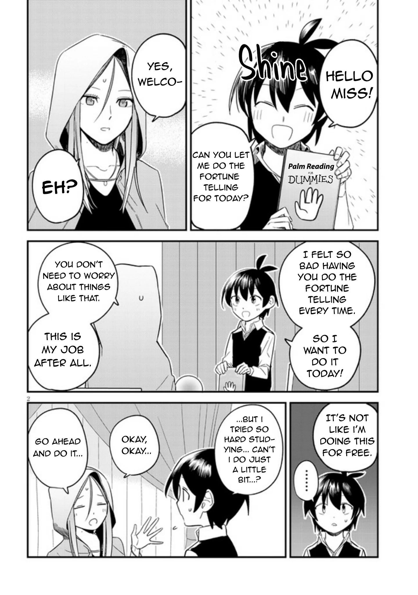 The Troubles Of A Fortune Teller Chapter 6 page 2 - Chapter 6: Amateur palm reading