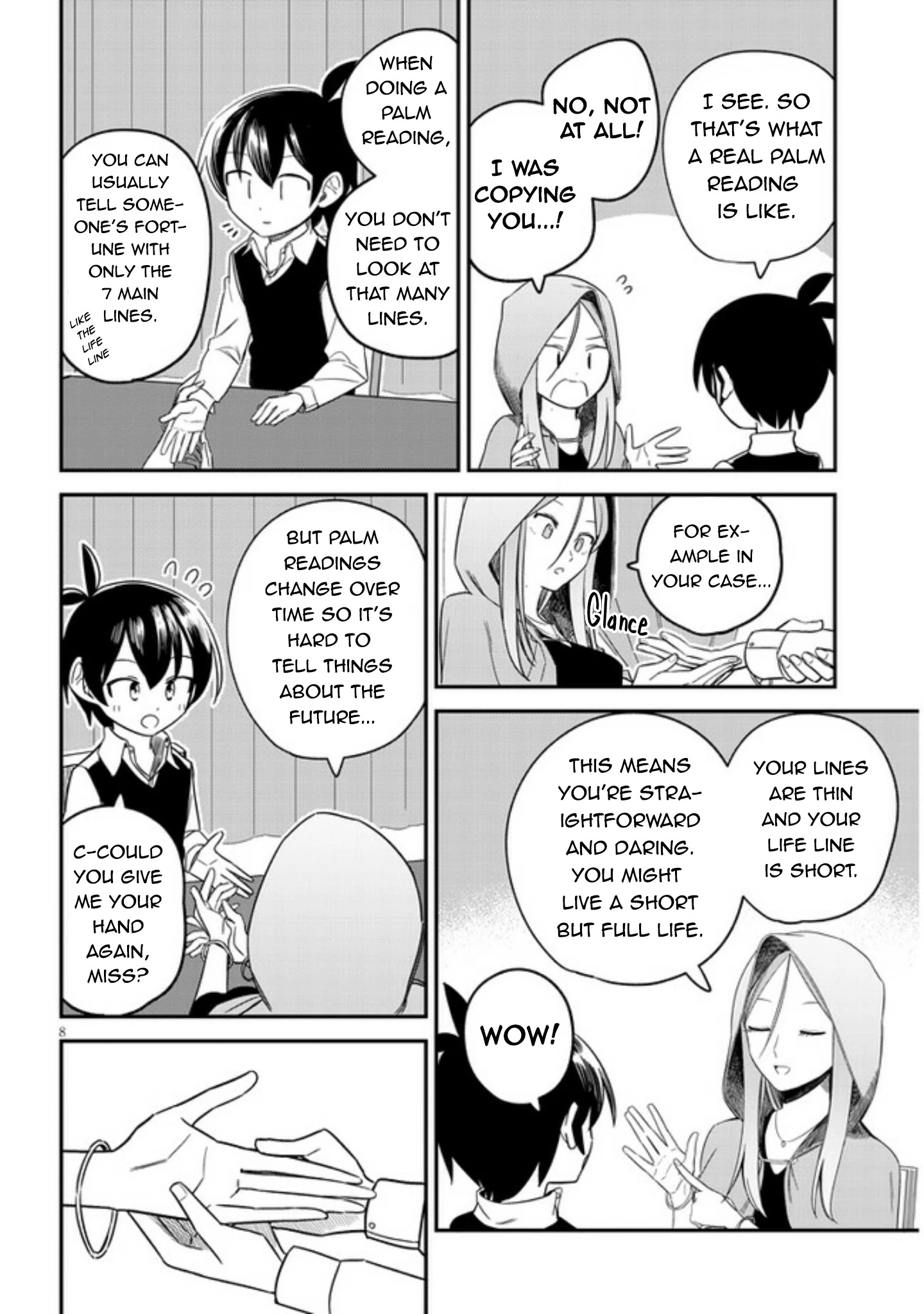 The Troubles Of A Fortune Teller Chapter 6 page 8 - Chapter 6: Amateur palm reading