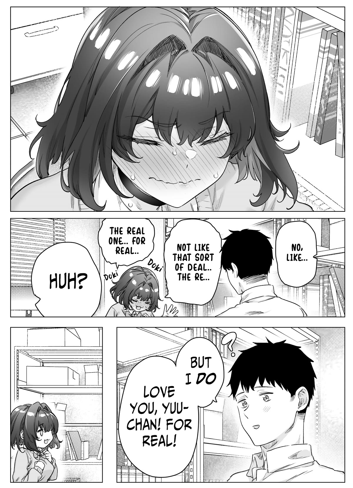 The Tsuntsuntsuntsuntsuntsuntsuntsuntsuntsuntsundere Girl Getting Less and Less Tsun Day by Day Chapter 105 page 2 - Chapter 105: The Tsundere-chan Who Wants To Tell Him She Loves Him This Time