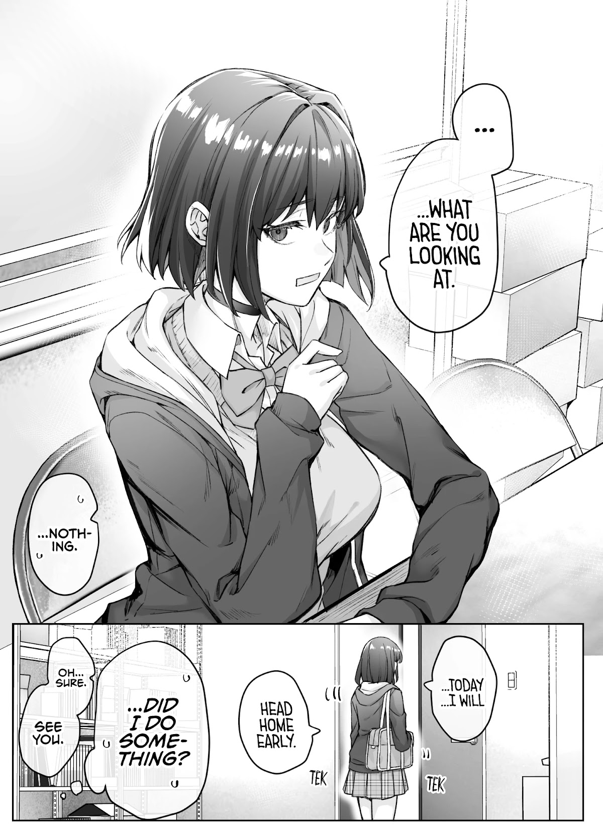 The Tsuntsuntsuntsuntsuntsuntsuntsuntsuntsuntsundere Girl Getting Less and Less Tsun Day by Day Chapter 28 page 1 - Chapter 28: Day 28