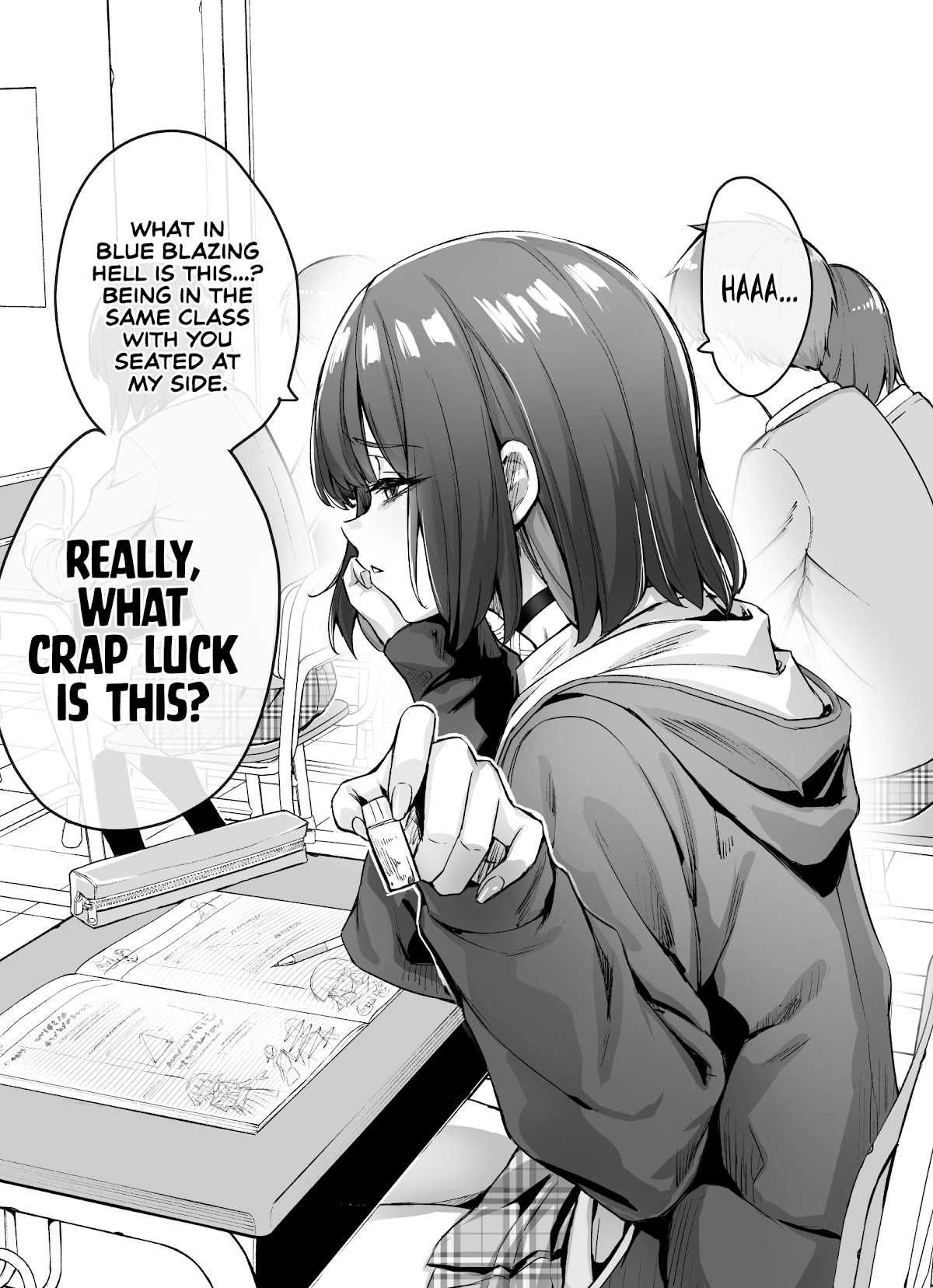 The Tsuntsuntsuntsuntsuntsuntsuntsuntsuntsuntsundere Girl Getting Less and Less Tsun Day by Day Chapter 3 page 1 - Chapter 3: Day 3