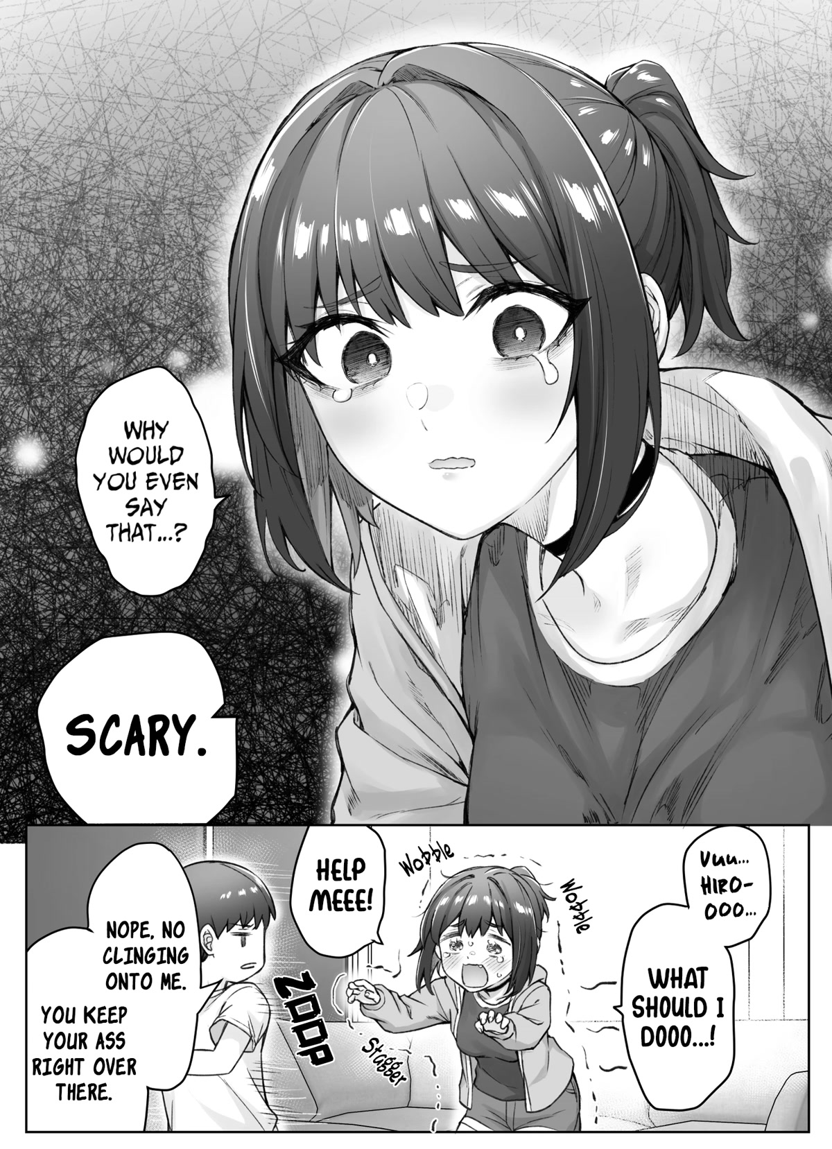 The Tsuntsuntsuntsuntsuntsuntsuntsuntsuntsuntsundere Girl Getting Less and Less Tsun Day by Day Chapter 46 page 2 - Chapter 46