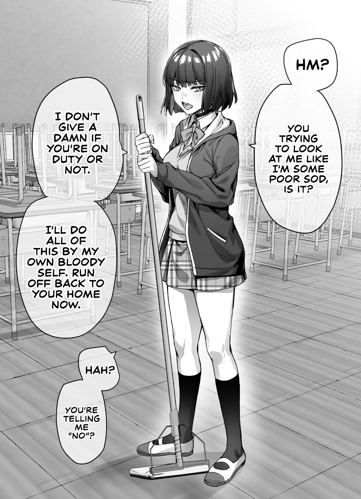 The Tsuntsuntsuntsuntsuntsuntsuntsuntsuntsuntsundere Girl Getting Less and Less Tsun Day by Day Chapter 5 page 1 - Chapter 5: Day 5