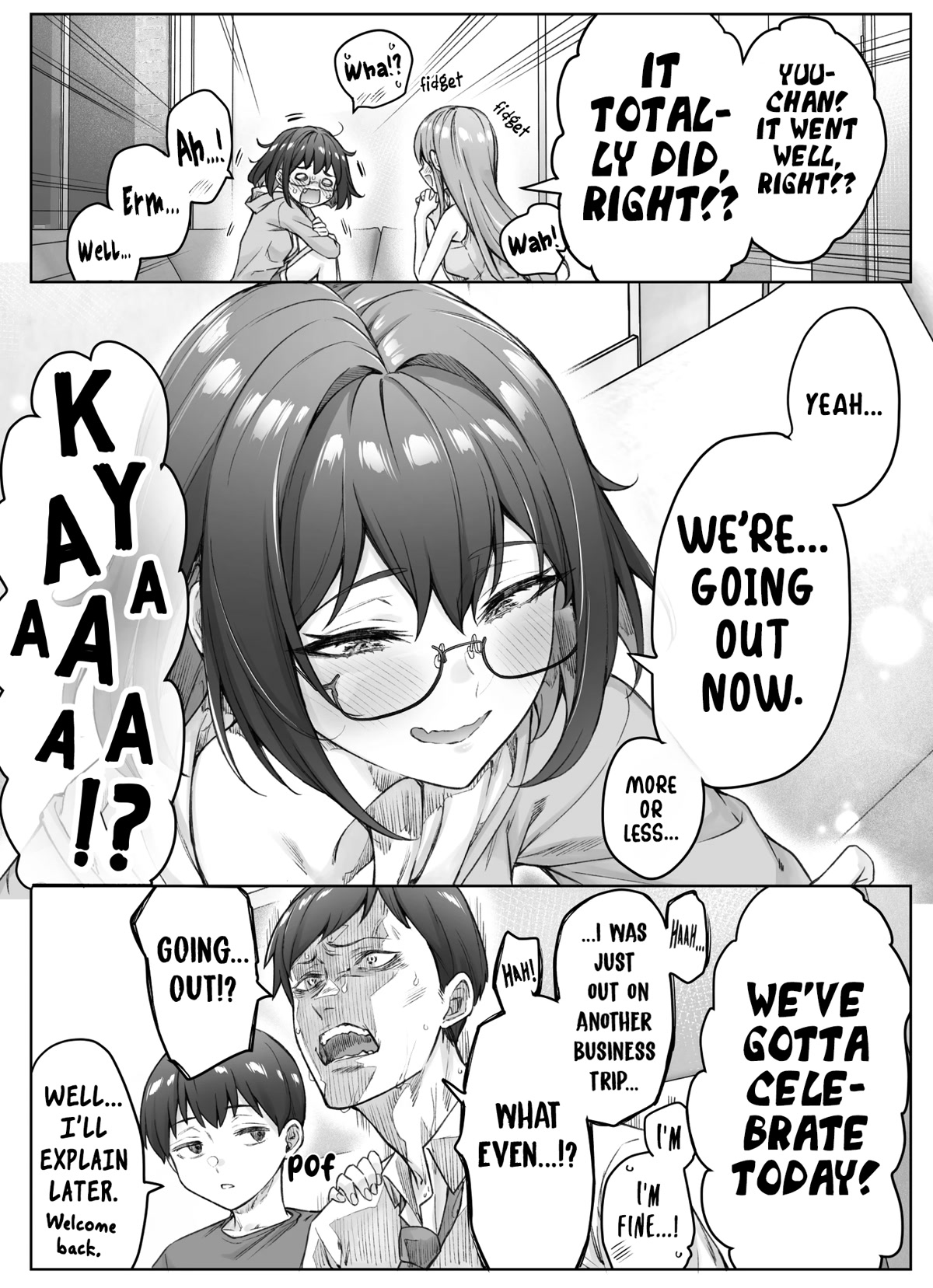 The Tsuntsuntsuntsuntsuntsuntsuntsuntsuntsuntsundere Girl Getting Less and Less Tsun Day by Day Chapter 55 page 2 - Chapter 55