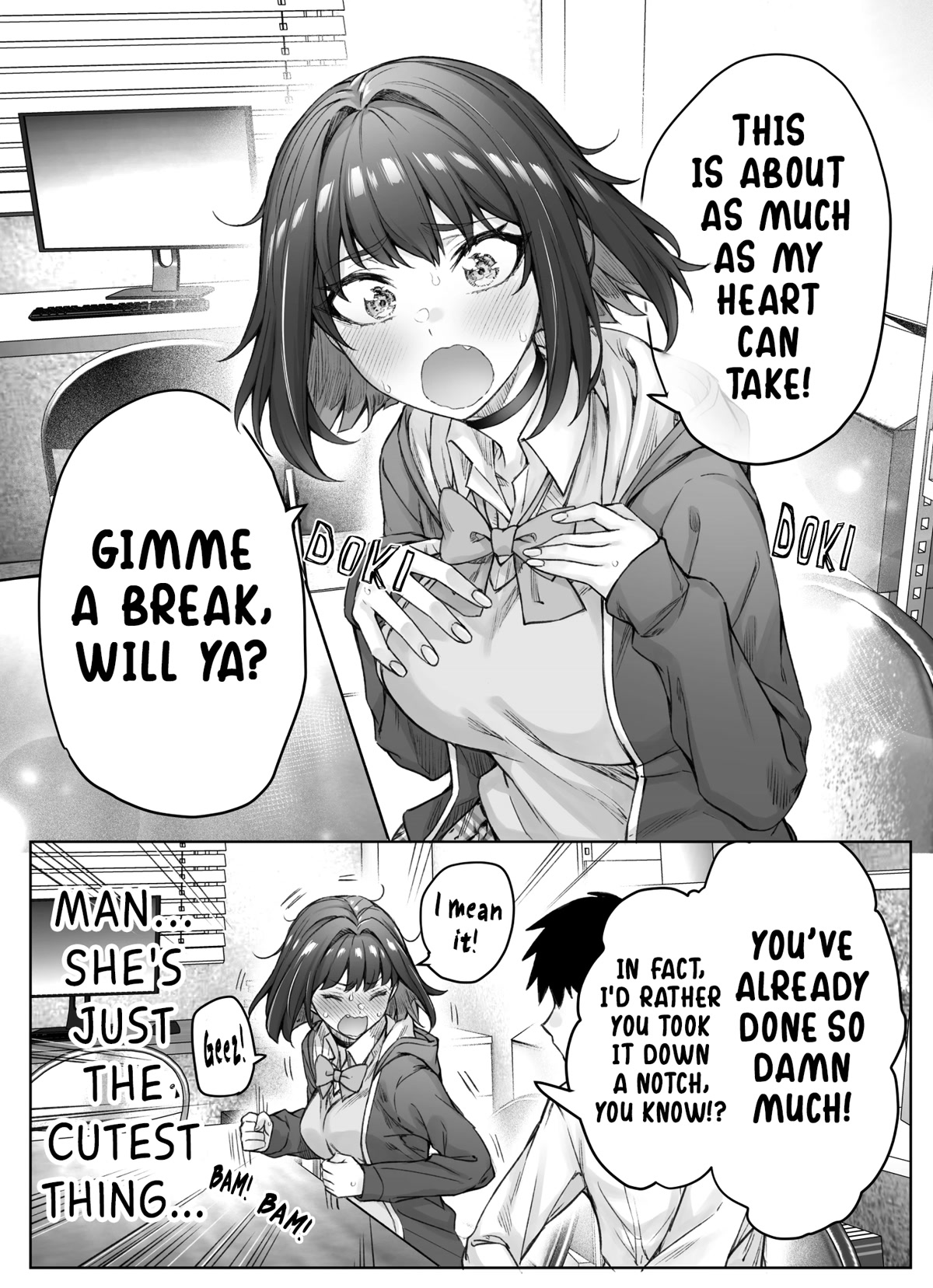 The Tsuntsuntsuntsuntsuntsuntsuntsuntsuntsuntsundere Girl Getting Less and Less Tsun Day by Day Chapter 57 page 2 - Chapter 57
