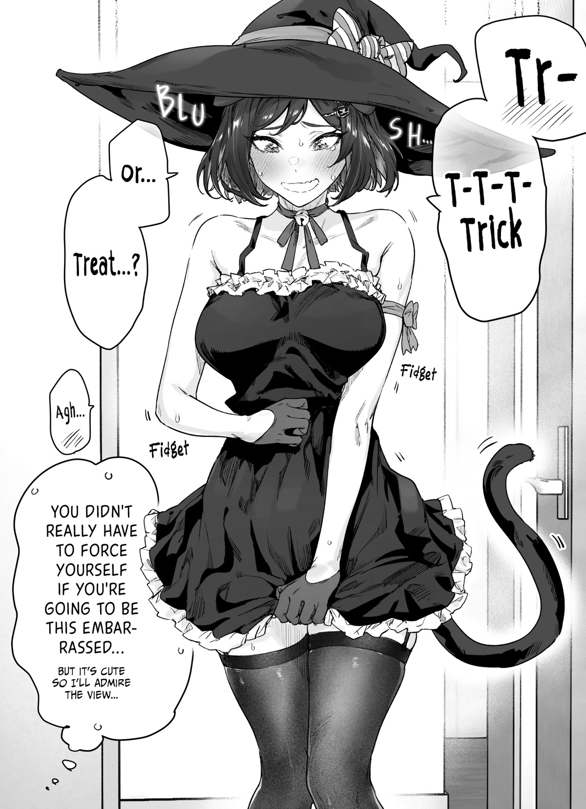 The Tsuntsuntsuntsuntsuntsuntsuntsuntsuntsuntsundere Girl Getting Less and Less Tsun Day by Day Chapter 61.5 page 1 - Chapter 61.5: Halloween Special