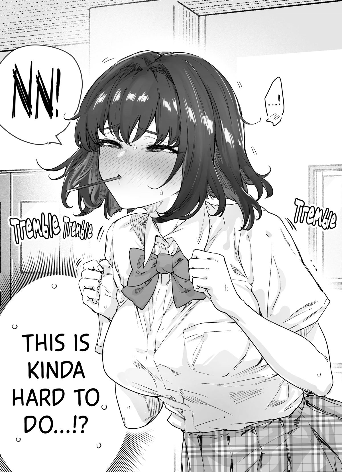 The Tsuntsuntsuntsuntsuntsuntsuntsuntsuntsuntsundere Girl Getting Less and Less Tsun Day by Day Chapter 66.5 page 1 - Chapter 66.5: The Tsundere-Chan Who’s About to Lose the Pocky Game in 5 Seconds
