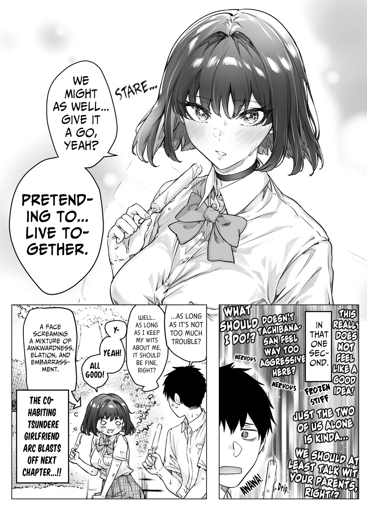 The Tsuntsuntsuntsuntsuntsuntsuntsuntsuntsuntsundere Girl Getting Less and Less Tsun Day by Day Chapter 69 page 2 - Chapter 69