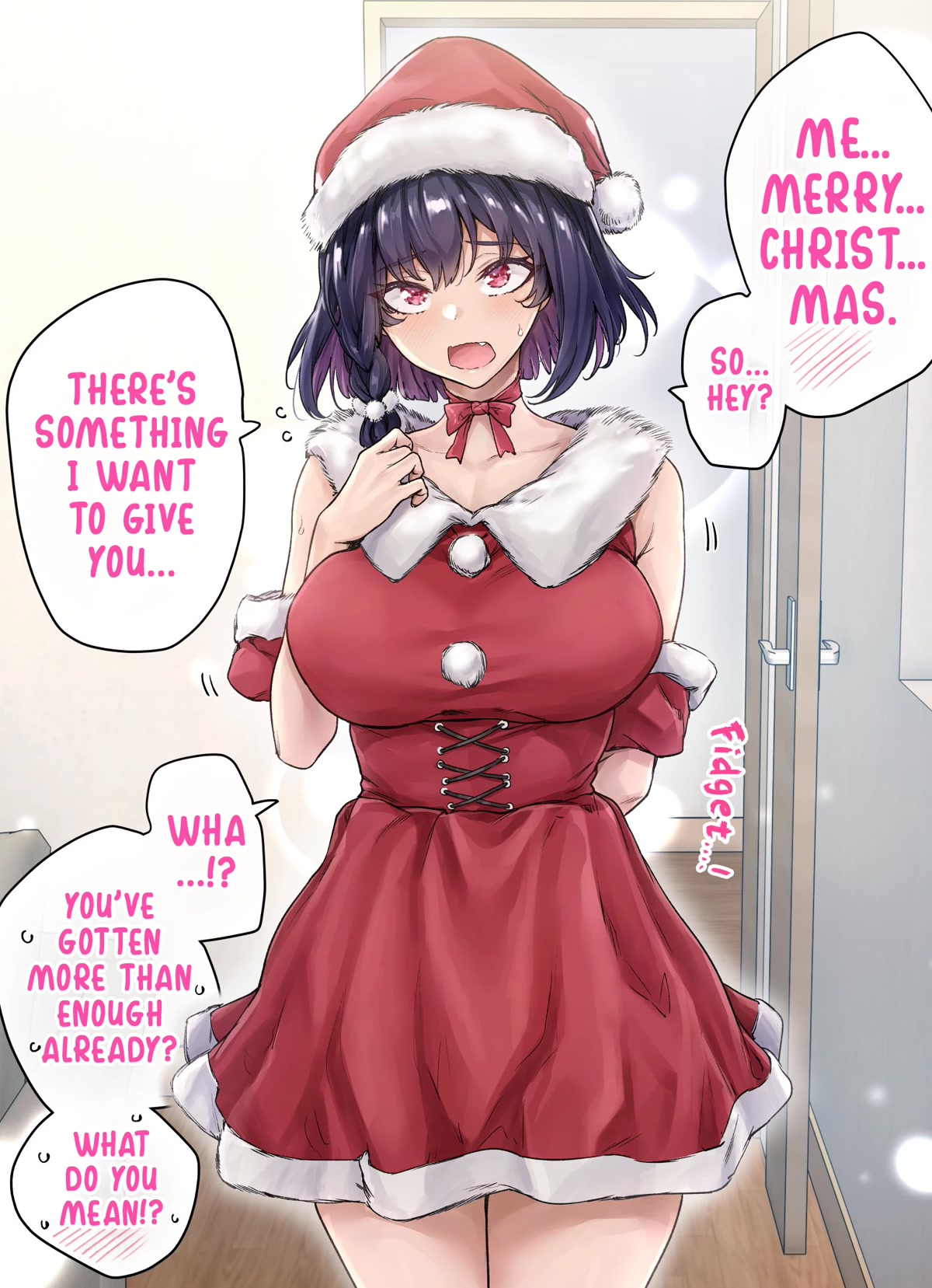 The Tsuntsuntsuntsuntsuntsuntsuntsuntsuntsuntsundere Girl Getting Less and Less Tsun Day by Day Chapter 81.5 page 1 - Chapter 81.5: The Tsundere Girlfriend Who Wants to Give a Christmas Present