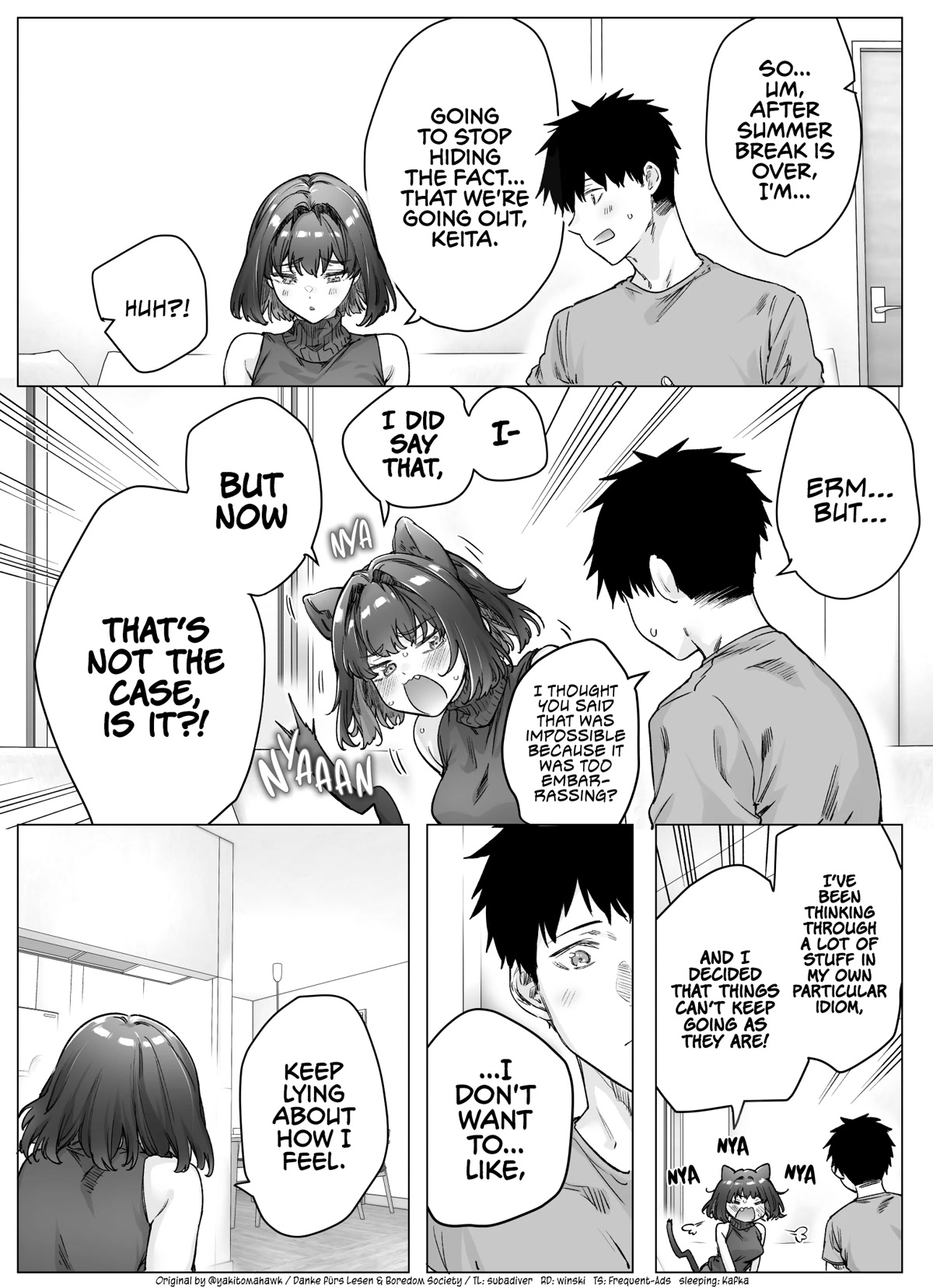 The Tsuntsuntsuntsuntsuntsuntsuntsuntsuntsuntsundere Girl Getting Less and Less Tsun Day by Day Chapter 91 page 1 - Chapter 91: Day 91