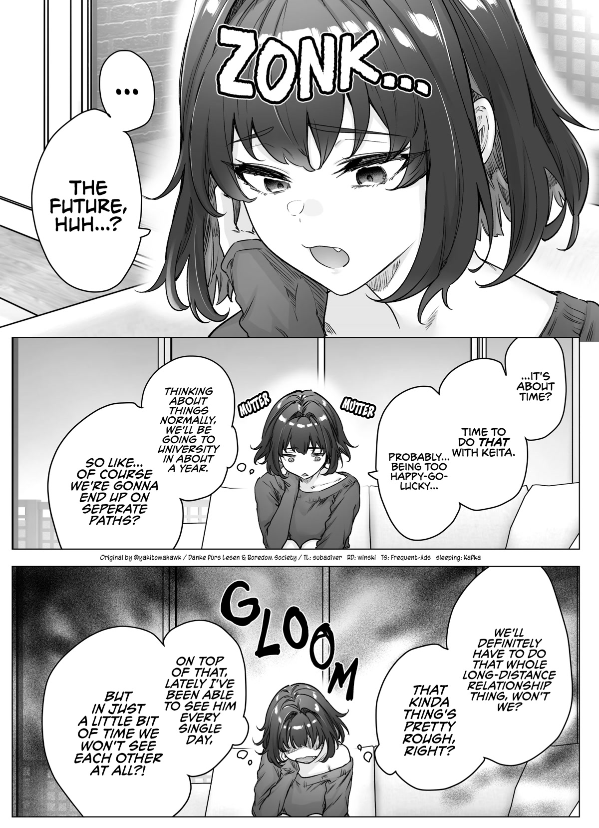 The Tsuntsuntsuntsuntsuntsuntsuntsuntsuntsuntsundere Girl Getting Less and Less Tsun Day by Day Chapter 95 page 1 - Chapter 95