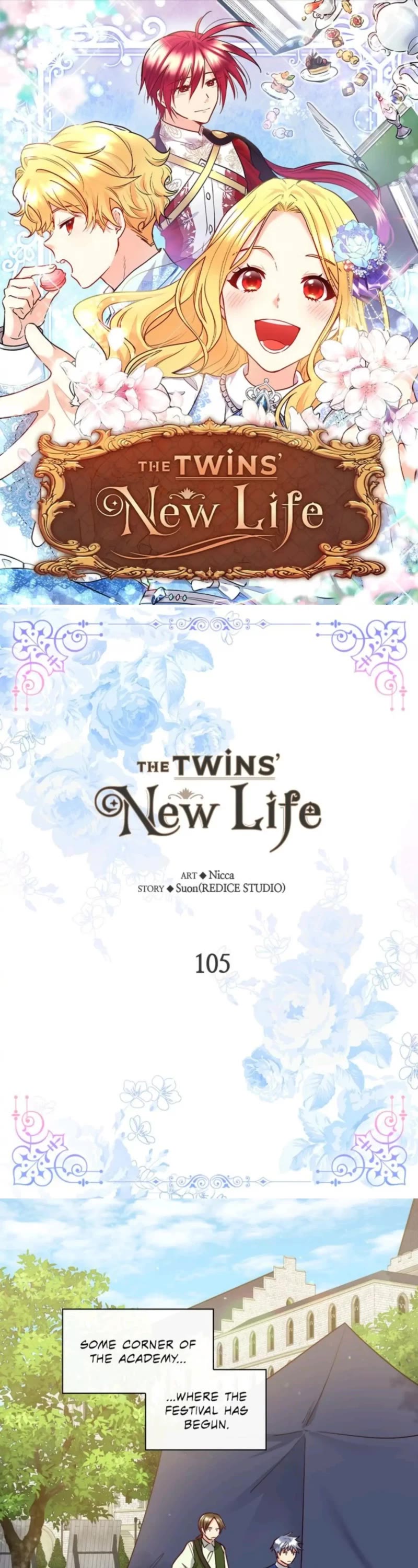 The Twin Siblings’ New Life Chapter 105 page 1 - Chapter 105